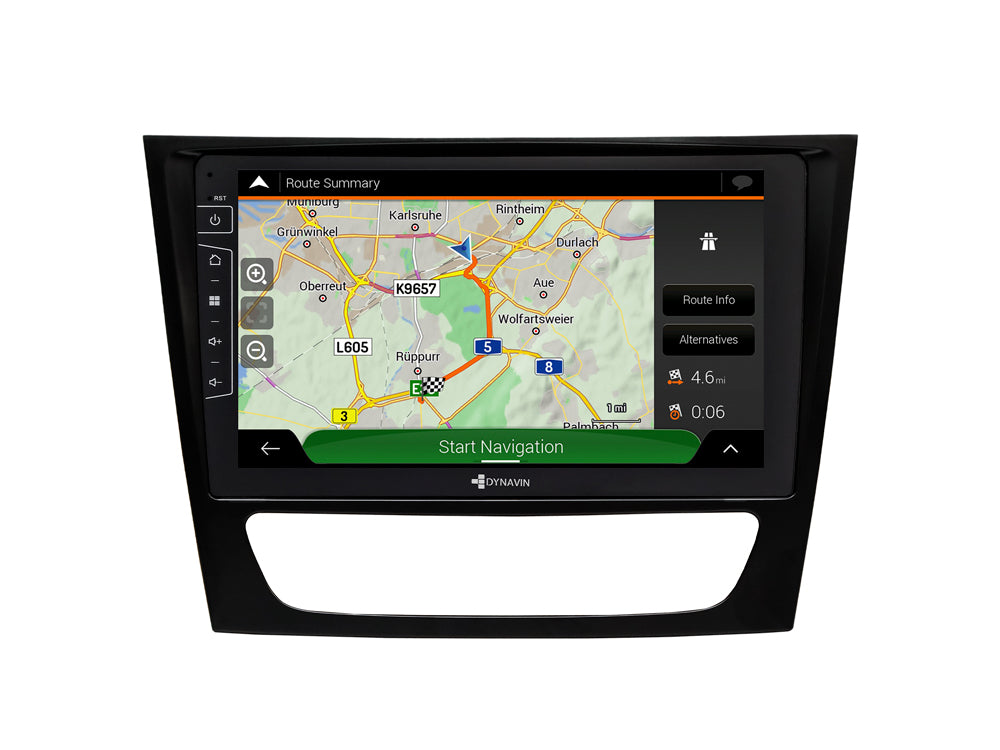 Dynavin D9-W211 Multimedia Stereo System for NTG2.5 Mercedes E Class 2009 & CLS 2010 + MOST Adapter for NTG2.5