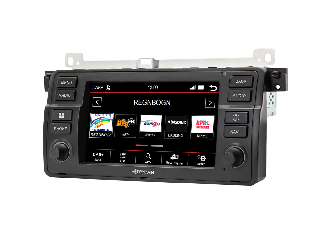 Dynavin D9-E46 Multimedia Stereo System for BMW 3 Series 1998-2006 with OEM navigation