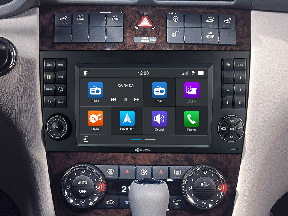 Dynavin D9-MBC Multimedia Stereo System for Mercedes C Class 2004-2007 & G Class 2007-2011 with Standard Audio