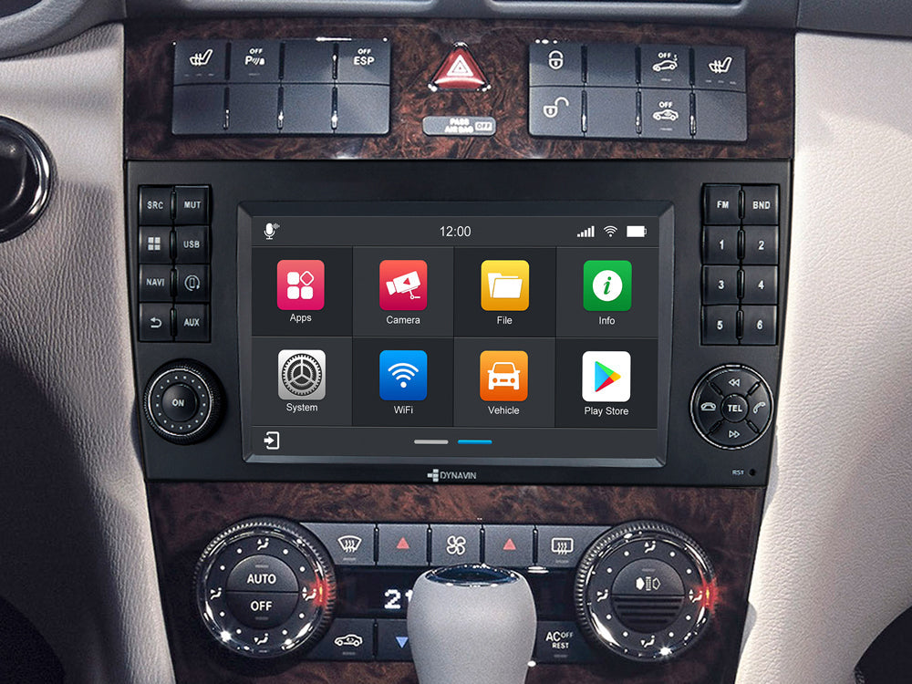Dynavin D9-MBC Multimedia Stereo System for Mercedes C Class 2004-2007 & G Class 2007-2011 with Standard Audio