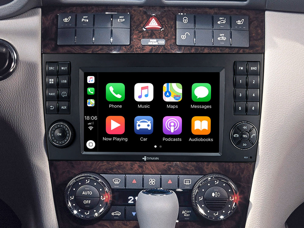 Dynavin D9-MBC Multimedia Stereo System for Mercedes C Class 2004-2007 & G Class 2007-2011 with Standard Audio