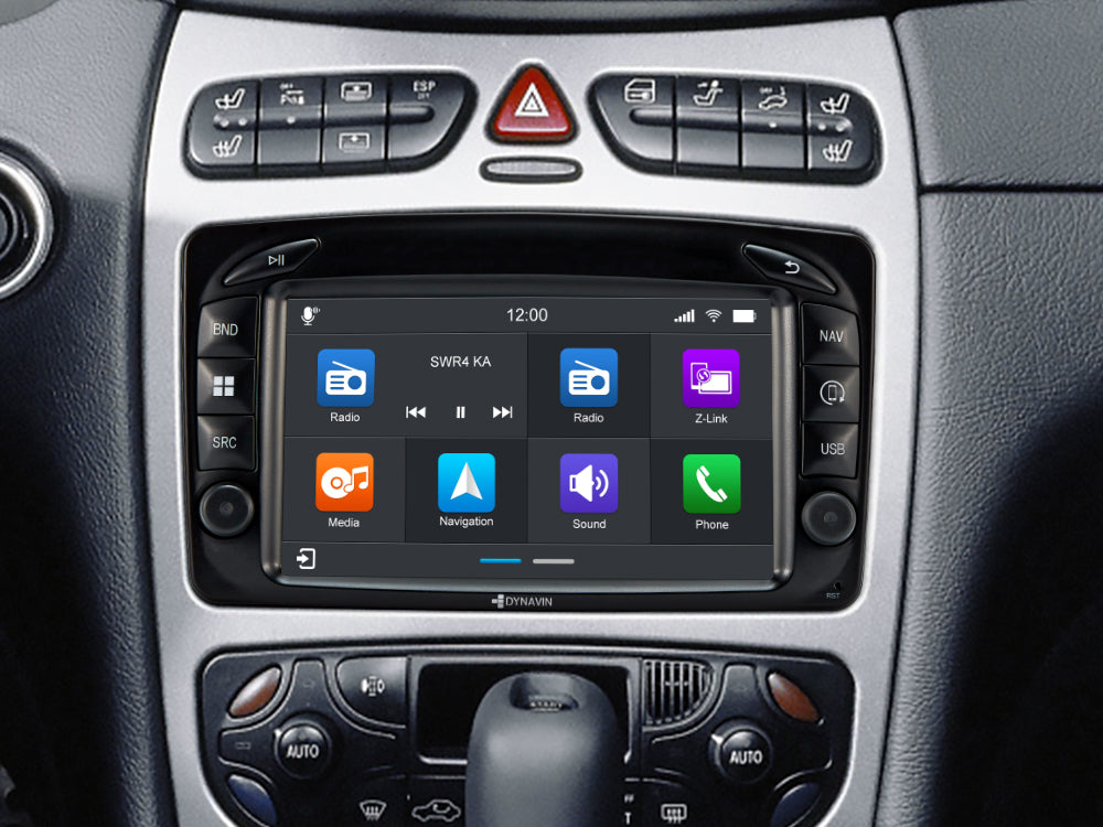 Dynavin D9-MC2000 Multimedia Stereo System for Mercedes C Class 2000-2004, CLK 2002-2004, G Class 2000-2006 w/standard audio