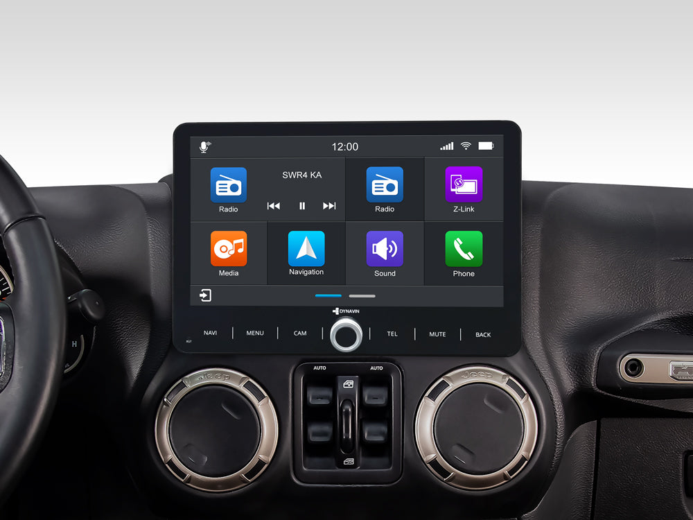 Dynavin D9-JP Multimedia Stereo System for Jeep Wrangler JK 2007-2018