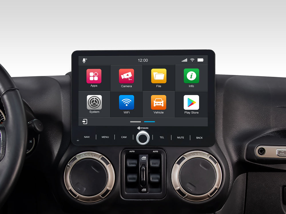 Dynavin D9-JP Multimedia Stereo System for Jeep Wrangler JK 2007-2018