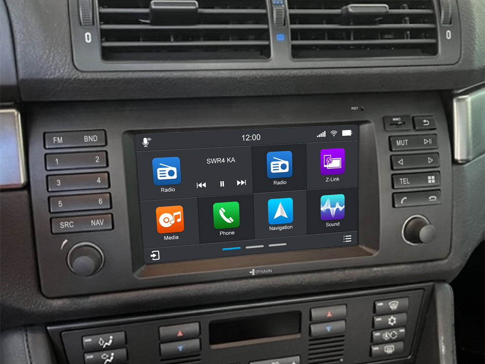 Dynavin D10-E53 Multimedia Stereo System for BMW X5 1999-2006 with OEM navigation