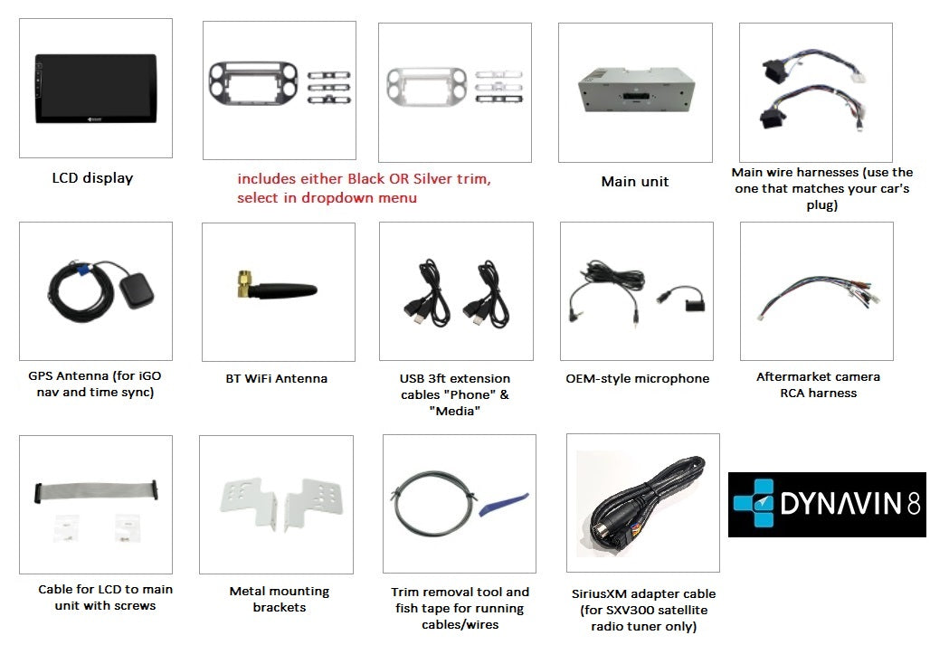 [CLEARANCE] Dynavin 8 D8-83B/83S Plus Radio Navigation System for Volkswagen Tiguan 2012-2016